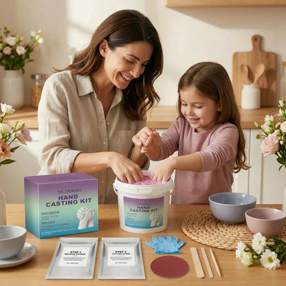 3D Handprint Plaster Set – A Tangible Memory