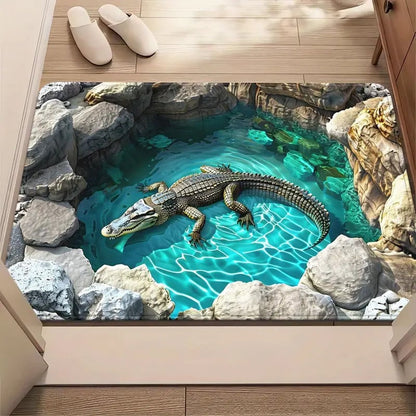3D Illusion Doormat with Optical Depth Effect