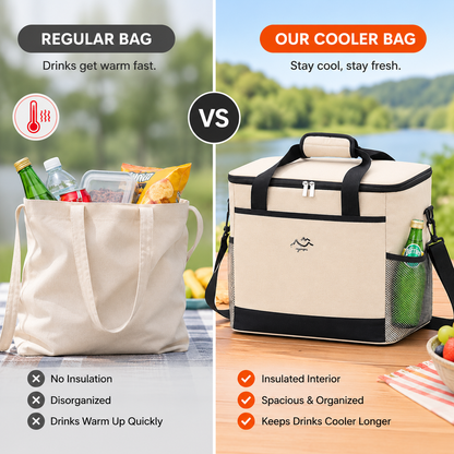 Cooling Bag Oxford Fabric with Shoulder Strap