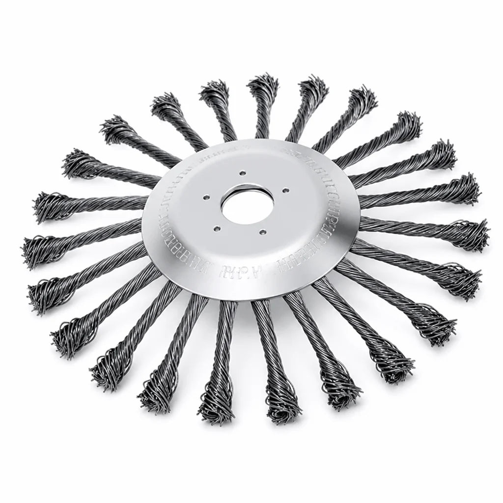 Wire Brush Trimmer Head Made of Carbon Steel (Universal Fit)