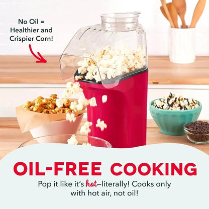 PopNGo™ Oil-Free Hot Air Popcorn Maker