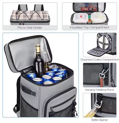 Cooler bag with removable compartments