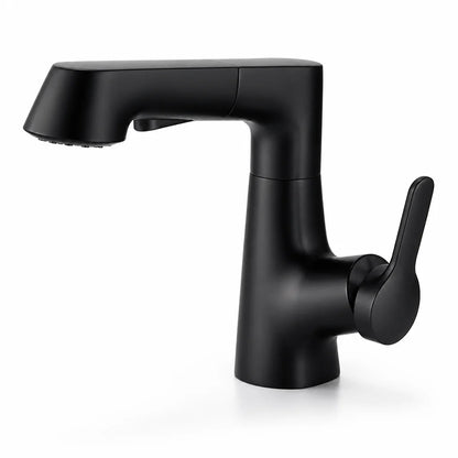 Extendable 360° Swivel Single-Hole Faucet with Ceramic Valve