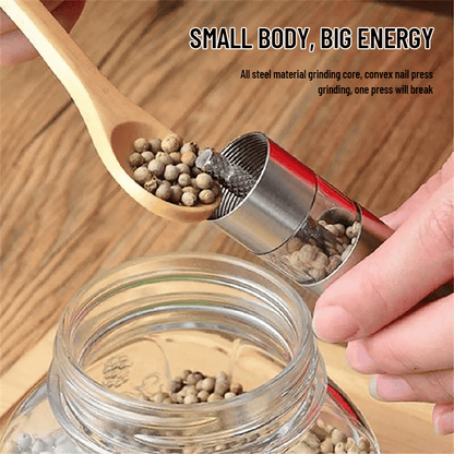 GrindMaster Stainless Steel Salt and Pepper Mill