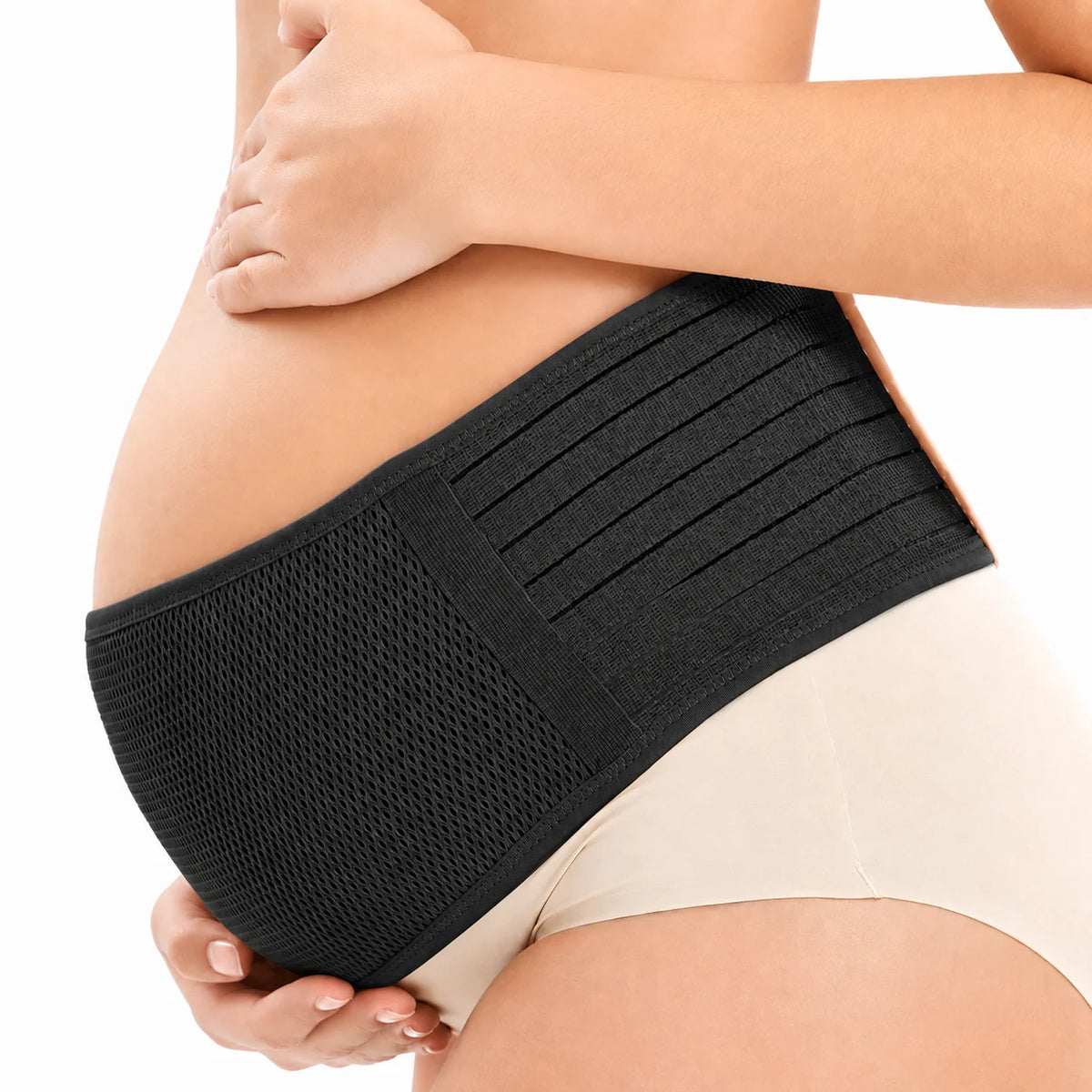 Maternity belt with abdominal and pelvic support