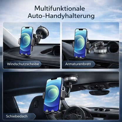 Car Phone Holder with Suction Cup & 360° Rotation