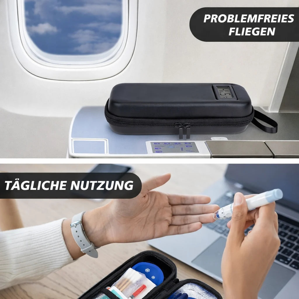 GlacioGuard™ — No More Fear of Spoiled Insulin While Traveling
