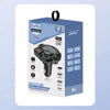 Car FM transmitter with dual USB charging function