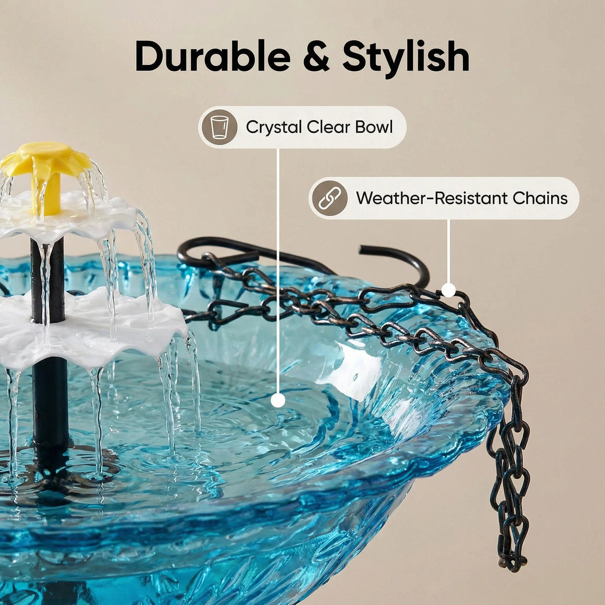 AquaLuxe™ — Give Your Garden Magical Vibrancy Without a Power Connection