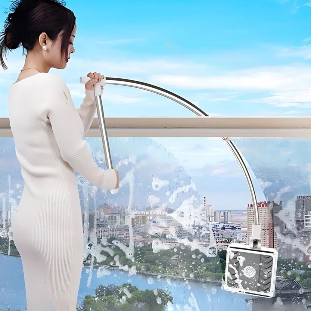Window Cleaner with Telescopic Handle
