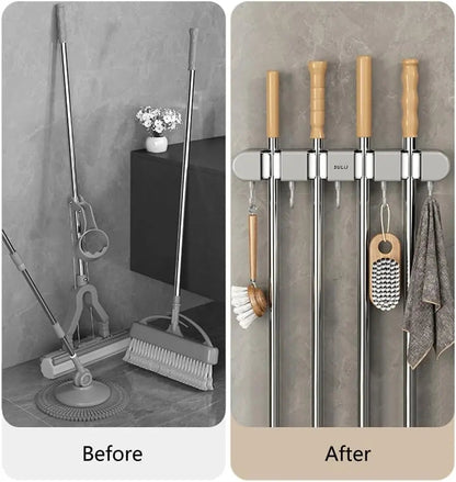 Wall Mount for Brooms, Mops & Tools
