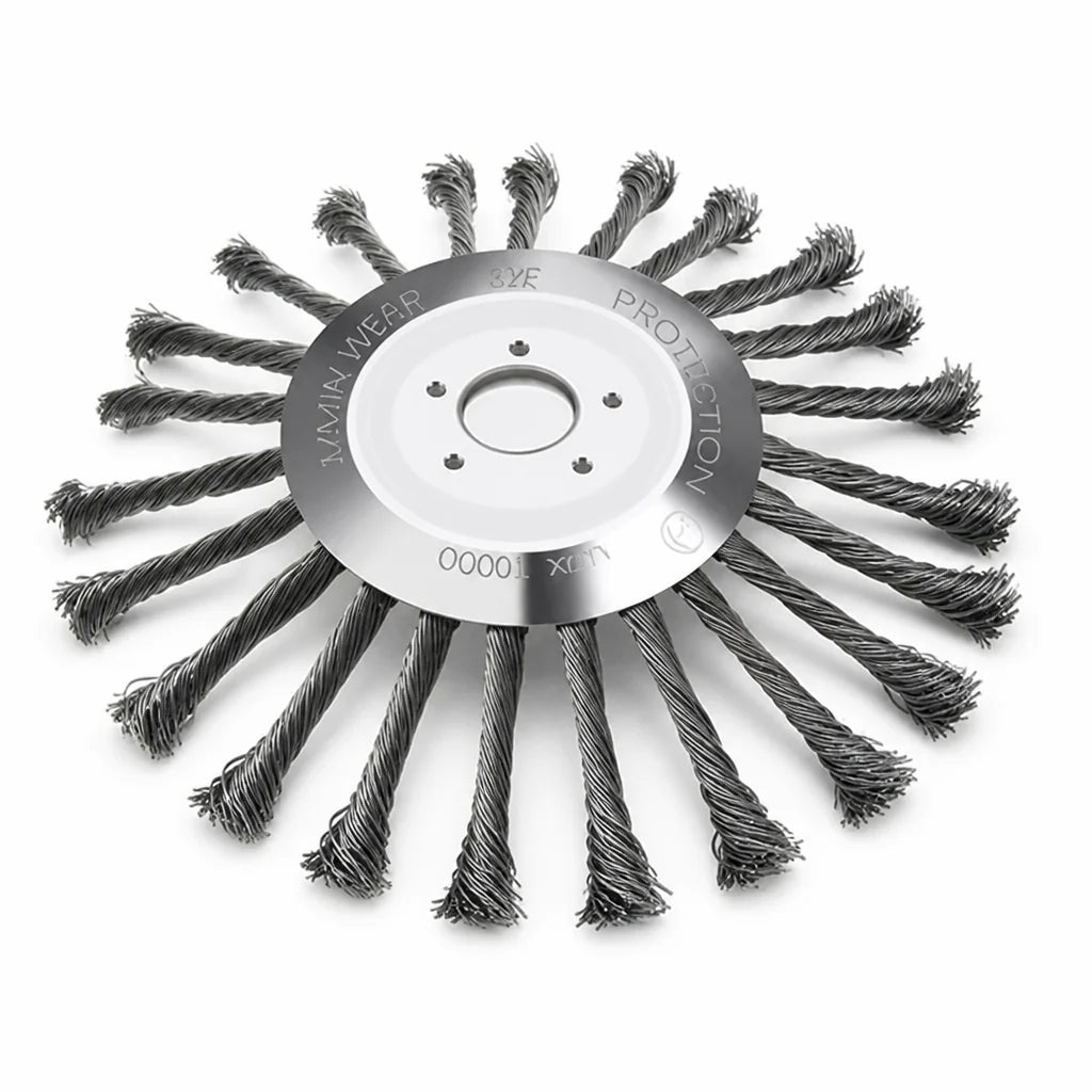 Wire Brush Trimmer Head Made of Carbon Steel (Universal Fit)