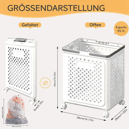 GlideEase™ Laundry Expert — Effortless Gliding for Stress-Free Housework and More Order in Your Daily Life