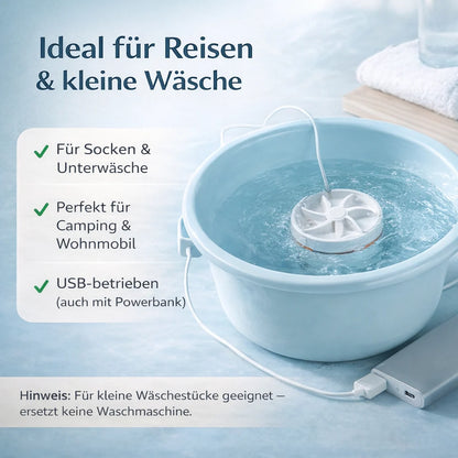 WashWiz™ – Transforms Any Container into a Washing Machine