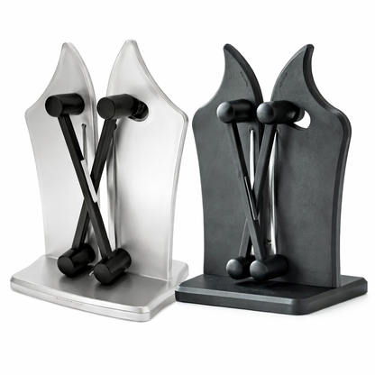 Knife sharpener for straight and serrated blades