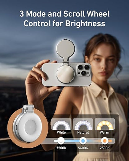 TELESIN C03 Magnetic Selfie Light with Mirror