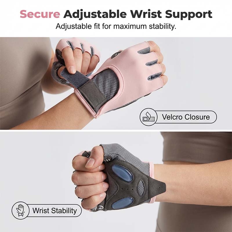 Training gloves with wrist support