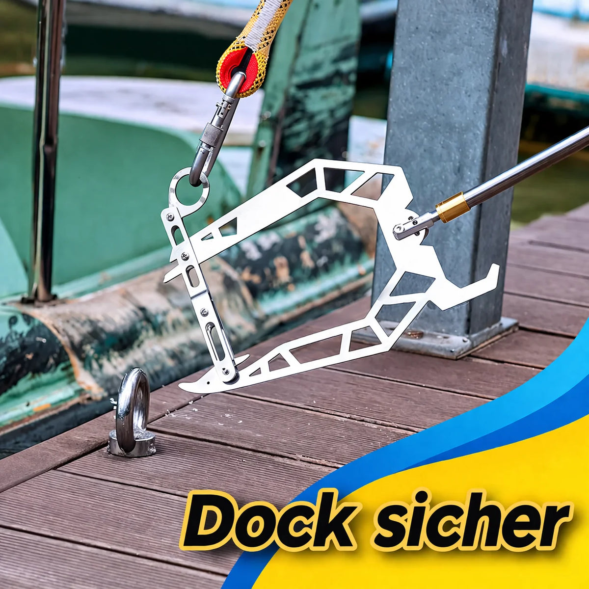 PortWave™ — No more effort when docking – pull the boat safely and stress-free to the pier!
