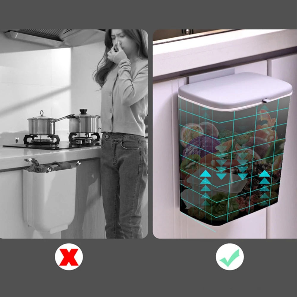 Trashi Smarter Trash Can with Wall Mount
