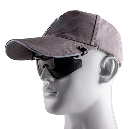 Clip-On Sunglasses with Hat Clip