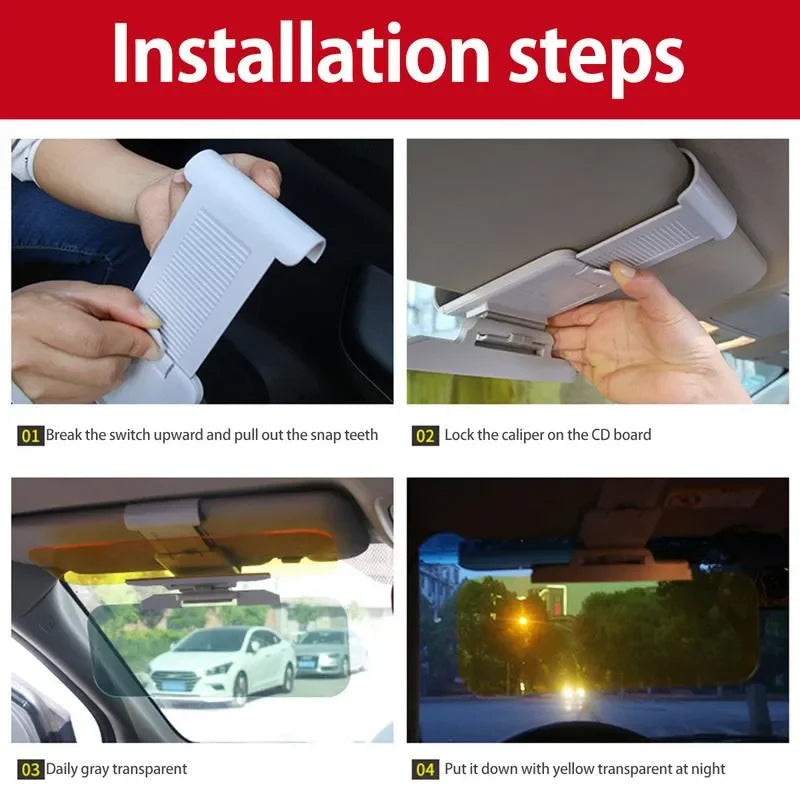 Car sunshade against glare