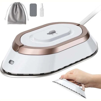 Travel iron for on the go with ceramic soleplate