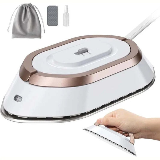 Travel iron for on the go with ceramic soleplate