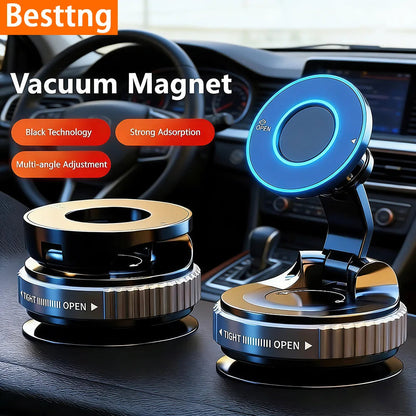 Magnetic Phone Holder | With Vacuum Suction Cup | 360° Adjustable