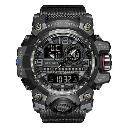 Men's Multifunction Watch with Luminous Display & Water Resistance