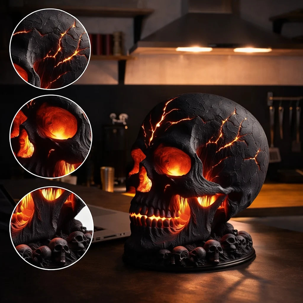 PyroSkull™ — Ignite a Hypnotic Flame Display That Drenches Your Rooms in Magical Power