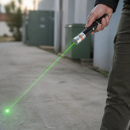 Daylight Visible High-Performance Green Laser Pointer (Aluminum Housing)