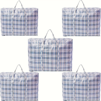 Large Storage Bags with Zipper 5-Piece Set