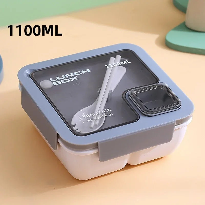 Bento Lunchbox for on the go with cutlery