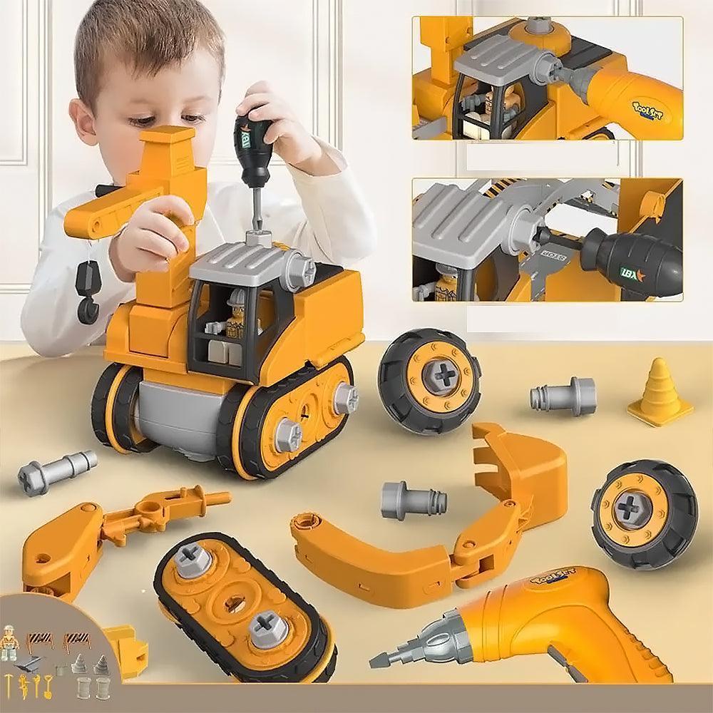 Excavator Learning Toy – Construction Vehicle Kit for Children