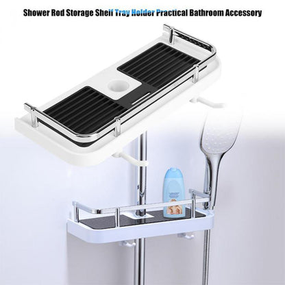 Multifunctional Shower Shelf Without Drilling