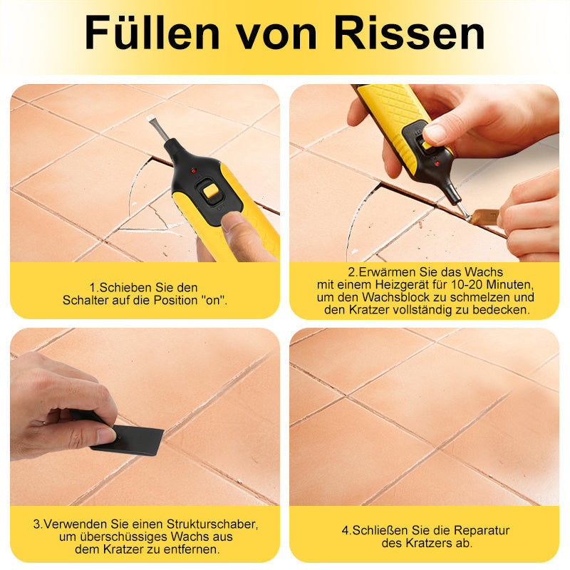 Tile Repair Kit with 11 Wax Crayons