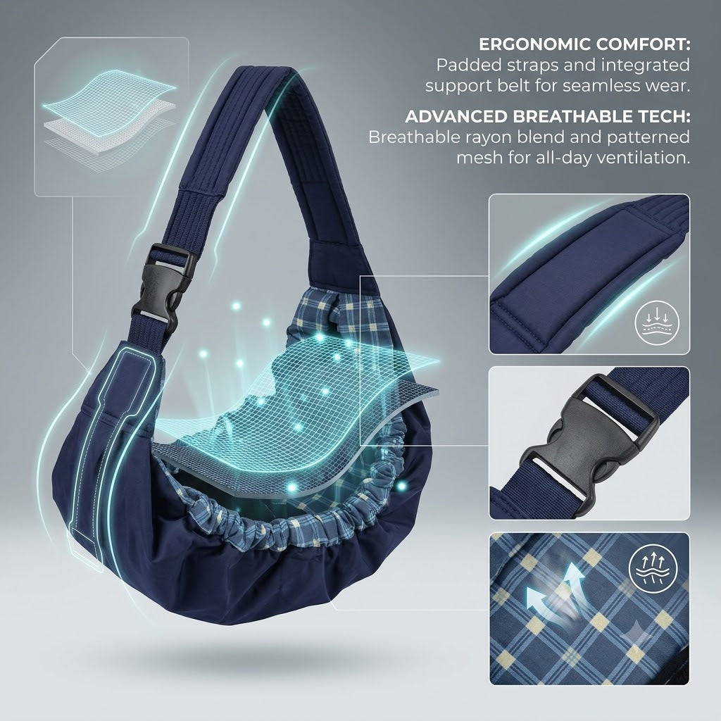 Baby Carrier Wrap with Support Belt for Newborns
