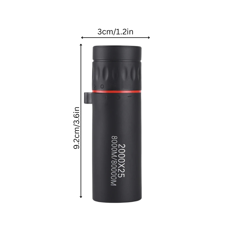 Monocular Telescope 2000x25 HD with Phone Holder