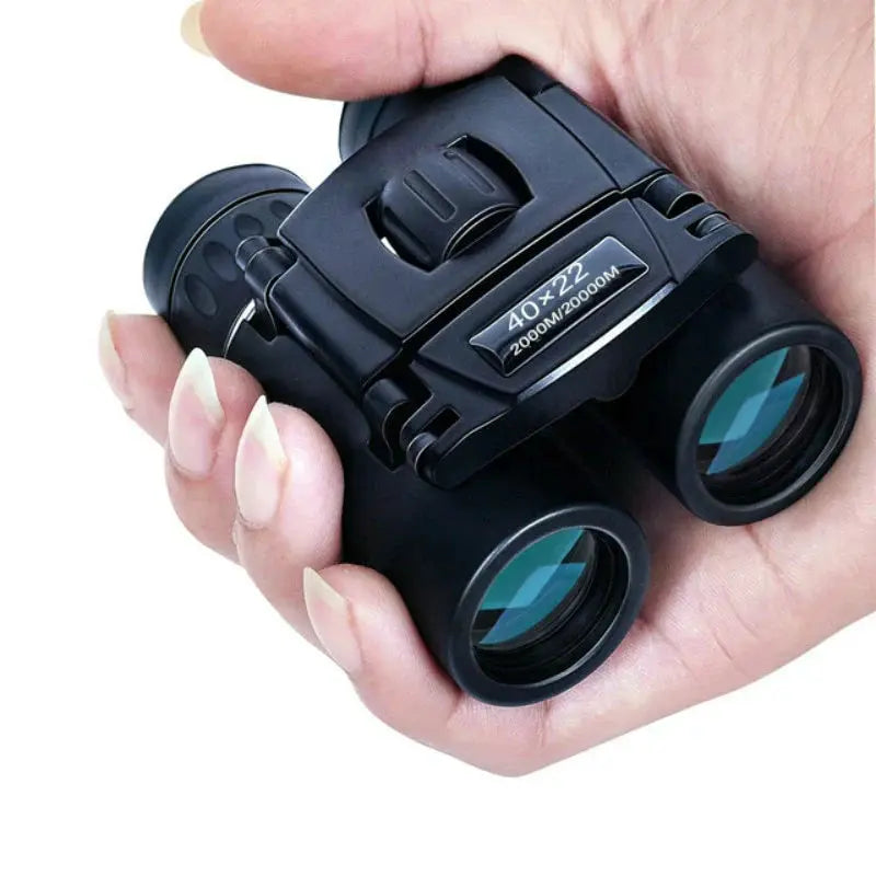 Folding binoculars 40x22 for travel and outdoor use