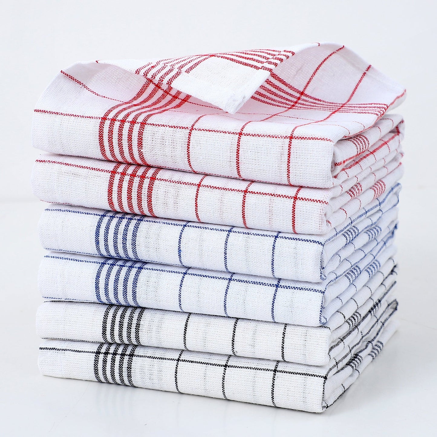 Dish Towel Set 12 Pieces Made of Cotton