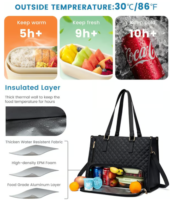 Insulated Laptop & Lunch Bag