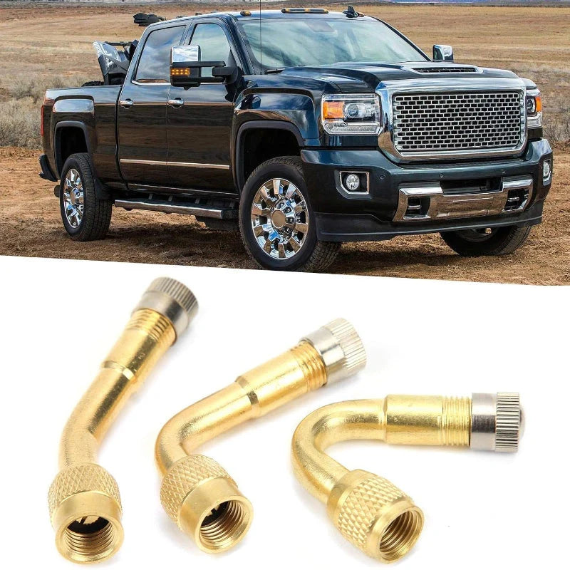Flexible Tire Valve Extension 3-Angle Set