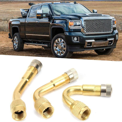 Flexible Tire Valve Extension 3-Angle Set