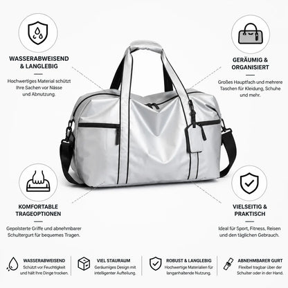 Water-repellent sturdy sports bag