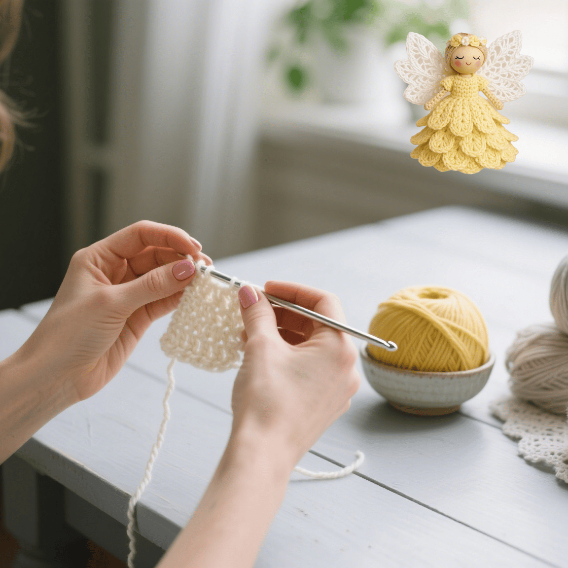 HerzFaden Angel – Crochet Peace into Every Stitch
