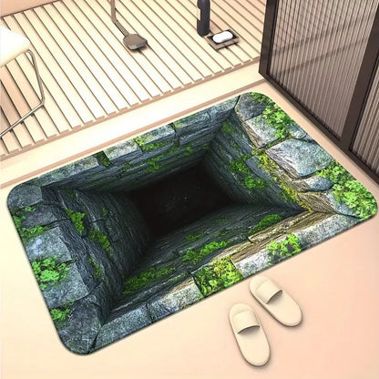 3D Illusion Doormat with Optical Depth Effect