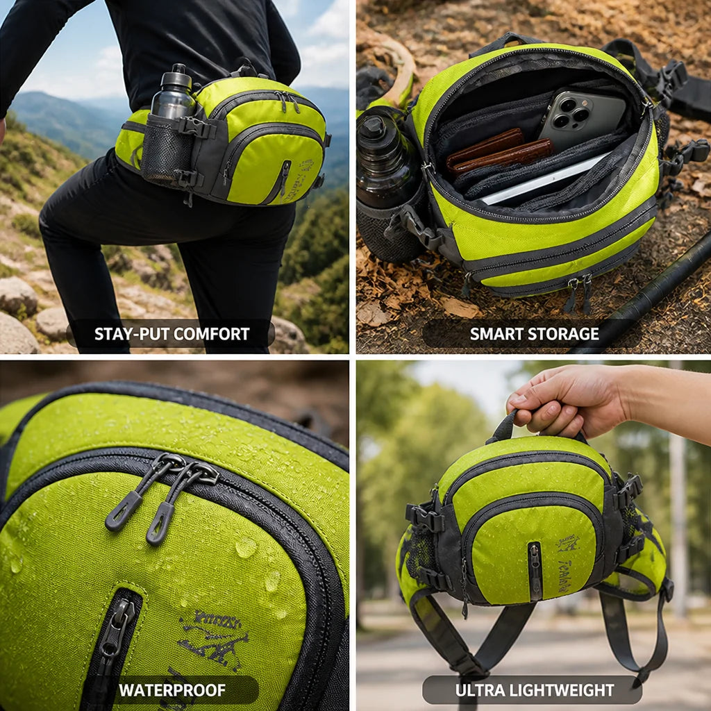 Ultralight Non-Slip Waterproof Waist Bag (Bottle Holder)