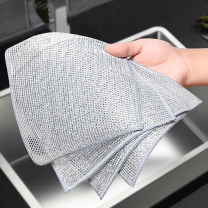 Metal Scrubbing Pads – Double-Sided for Kitchen