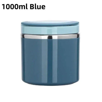 Thermo Lunchbox Stainless Steel with Handle – 630 ml & 1000 ml