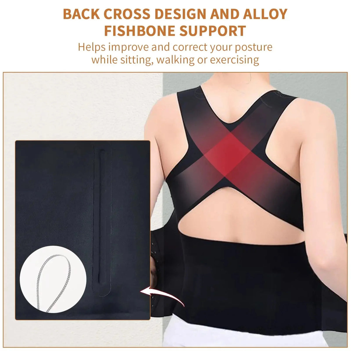 WaistSculpt™ Push-up Bra with Adjustable Straps and Removable Pads